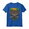 Colorful Africa Maschera Souvenir Serengeti Safari Maglietta - Safari Squad T-shirt to Remember Your African Adventure!