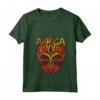 Donna Maschera Africa Souvenir - Maglietta Safari Parco Nazionale del Serengeti con Collo a V - Ideale per gli Amanti della Fauna Selvatica