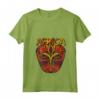 Donna Maschera Africa Souvenir - Maglietta Safari Parco Nazionale del Serengeti con Collo a V - Ideale per gli Amanti della Fauna Selvatica