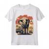 Safari Elefanti Leone Zebre - Maglietta Souvenir Parco Serengeti Africa - Ideale per Esploratori Avventurosi
