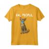 Serengeti Ew People Divertente Gatto Indossa Maschera Viso Maglietta - Regalo Divertente per Amanti dei Gatti