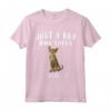 I'm Just A Boy Who Loves Serengeti Cat Lover - Maglietta Regalo per Amanti dei Gatti - Ideale per Amici e Familiari