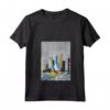 Donna Giraffe in Serengeti - Giungla di cemento Maglietta con Collo a V - Esplora la bellezza della Tanzania con questa T-shirt unica