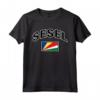 Bandiera delle Seychelles - Orgoglioso Seychelles nel Creolo delle Seychelles Maglietta - Ideale per Tutti gli Amanti delle Seychelles