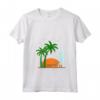 Donna Seychelles Palme Spiaggia Sole - Souvenir Maglietta Surfista Vacanza Esotica - Ho Lasciato il Mio Cuore alle Seychelles