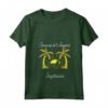 Donna Fonte d'Argent Seychelles - Maglietta Collo a V per Amanti della Spiaggia - Ideale come Regalo per gli Amanti del Mare o del Surf
