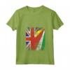 Donna Bandiere delle Seychelles Regno Unito | Radici delle Seychelles britanniche Vintage Maglietta con Collo a V - Abbigliamento per Tutta la Famiglia