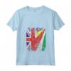 Donna Bandiere delle Seychelles Regno Unito | Radici delle Seychelles britanniche Vintage Maglietta con Collo a V - Abbigliamento per Tutta la Famiglia