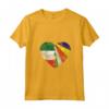 Donna Cuore Bandiera Italiana Seychelles | Italia Seychelles Flag Roots Maglietta con Collo a V - Abbigliamento Patriottico per Tutta la Famiglia