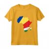 Seychelles Bandiera Africa - Maglietta Silhouette Regalo per Seychelles - Mostra le Tue Radici Seychelles