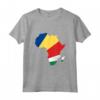 Seychelles Bandiera Africa - Maglietta Silhouette Regalo per Seychelles - Mostra le Tue Radici Seychelles