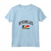 Donna Seychelles Bandiera Orgogliosa - Maglietta con Collo a V per Mostrare Amore per le Seychelles - Ideale per Uomini, Donne e Bambini