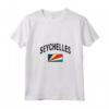 Donna Seychelles Bandiera Orgogliosa - Maglietta con Collo a V per Mostrare Amore per le Seychelles - Ideale per Uomini, Donne e Bambini