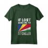 Donna Seychelles Flag Souvenir - Se perso mandami alle Seychelles Maglietta con Collo a V - Ideale come Souvenir per Viaggiatori e Amanti delle Seychelles
