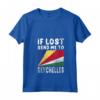 Donna Seychelles Flag Souvenir - Se perso mandami alle Seychelles Maglietta con Collo a V - Ideale come Souvenir per Viaggiatori e Amanti delle Seychelles