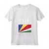 Donna Seychelles Flag Souvenir - Se perso mandami alle Seychelles Maglietta con Collo a V - Ideale come Souvenir per Viaggiatori e Amanti delle Seychelles
