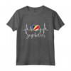 Seychelles Heartbeat Pride - Maglietta Bandiera delle Seychelles - Souvenir Radici delle Seychelles