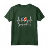 Seychelles Heartbeat Pride - Maglietta Bandiera delle Seychelles - Souvenir Radici delle Seychelles