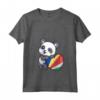Donna Bandiera delle Seychelles Cuore Panda Pride - Maglietta Souvenir delle Radici delle Seychelles - Ideale per Mostrare Orgoglio e Amore per le Seychelles