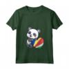 Donna Bandiera delle Seychelles Cuore Panda Pride - Maglietta Souvenir delle Radici delle Seychelles - Ideale per Mostrare Orgoglio e Amore per le Seychelles