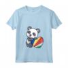 Donna Bandiera delle Seychelles Cuore Panda Pride - Maglietta Souvenir delle Radici delle Seychelles - Ideale per Mostrare Orgoglio e Amore per le Seychelles