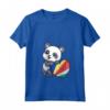 Donna Bandiera delle Seychelles Cuore Panda Pride - Maglietta Souvenir delle Radici delle Seychelles - Ideale per Mostrare Orgoglio e Amore per le Seychelles