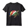 Tartaruga Bandiera Seychelles Maglietta Pride - Souvenir Seychelles - Ideale per Mostrare l'Orgoglio delle Seychelles - Regalo Unico per Famiglia e Amici