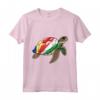 Tartaruga Bandiera Seychelles Maglietta Pride - Souvenir Seychelles - Ideale per Mostrare l'Orgoglio delle Seychelles - Regalo Unico per Famiglia e Amici
