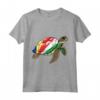 Tartaruga Bandiera Seychelles Maglietta Pride - Souvenir Seychelles - Ideale per Mostrare l'Orgoglio delle Seychelles - Regalo Unico per Famiglia e Amici