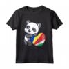 Bandiera delle Seychelles Cuore Panda Pride - Souvenir delle Radici Seychelles - Maglietta Ideale per Mostrare il Tuo Orgoglio e Sostenere le Seychelles