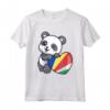 Bandiera delle Seychelles Cuore Panda Pride - Souvenir delle Radici Seychelles - Maglietta Ideale per Mostrare il Tuo Orgoglio e Sostenere le Seychelles