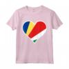 Bandiera delle Seychelles Cuore Seychelles Regali Love - Maglietta Patriottica per Mostrare il Tuo Sostegno e Amore alla Patria