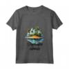 Donna Seychelles Paradise Travel - T-shirt Vacanze Tropicale con Collo a V - Ideale per Turisti Stagionali