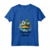 Donna Seychelles Paradise Travel - T-shirt Vacanze Tropicale con Collo a V - Ideale per Turisti Stagionali