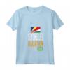 Souvenir delle Seychelles - Maglietta Viaggio con Collo a V - Ideale per Vacanze o Viaggi - Esplora, Colleziona, Viaggia - Seychelles