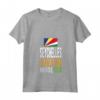 Souvenir delle Seychelles - Maglietta Viaggio con Collo a V - Ideale per Vacanze o Viaggi - Esplora, Colleziona, Viaggia - Seychelles