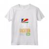 Souvenir delle Seychelles - Maglietta Viaggio con Collo a V - Ideale per Vacanze o Viaggi - Esplora, Colleziona, Viaggia - Seychelles