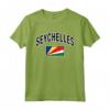 Seychelles Bandiera Orgogliosa - Maglietta per esprimere l'amore per le Seychelles - Ideale per Uomini, Donne, Ragazzi e Ragazze