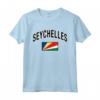 Seychelles Bandiera Orgogliosa - Maglietta per esprimere l'amore per le Seychelles - Ideale per Uomini, Donne, Ragazzi e Ragazze
