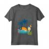 Donna Seychelles Palme Spiaggia Sole Vacanza Isole Male Souvenir Maglietta con Collo a V - Ideale per il Mare, Resort e Immersioni - Acquista Online