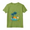 Donna Seychelles Palme Spiaggia Sole Vacanza Isole Male Souvenir Maglietta con Collo a V - Ideale per il Mare, Resort e Immersioni - Acquista Online
