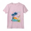 Donna Seychelles Palme Spiaggia Sole Vacanza Isole Male Souvenir Maglietta con Collo a V - Ideale per il Mare, Resort e Immersioni - Acquista Online