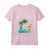 Donna Seychelles Palme Spiaggia Vacanza Isole Souvenir La Digue Maglietta con Collo a V - Ideale per la tua Vacanza da Sogno alle Seychelles