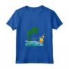 Donna Seychelles Palme Spiaggia Vacanza Isole Souvenir La Digue Maglietta con Collo a V - Ideale per la tua Vacanza da Sogno alle Seychelles