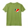 Seychelles Bandiera Cuore Seychelles Regali Love Maglietta - Design Patriottico per Vacanze e Compleanni alle Seychelles
