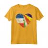 Cuore Bandiera Francese Seychelles | Francia Radici Bandiera Seychelles Maglietta - Design Vintage per Uomini, Donne e Bambini