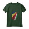 Donna HapTiger - Bandiera Paese Seychelles Maglietta con Collo a V - Souvenir delle Seychelles in Stile Grunge
