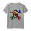 Bandiera del Teschio delle Seychelles Pride - Maglietta Souvenir con Radici delle Seychelles - Ideale per Mostrare l'Orgoglio e l'Amore per le Seychelles