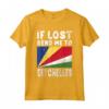 Seychelles Flag Souvenir Maglietta - Se perso mandami alle Seychelles - Ideale come Regalo o Souvenir Unico
