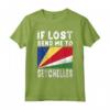 Seychelles Flag Souvenir Maglietta - Se perso mandami alle Seychelles - Ideale come Regalo o Souvenir Unico